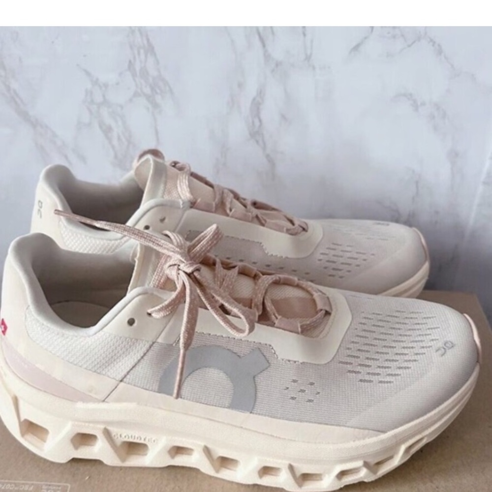 On Running Women's Cream Running Shoes in size 9